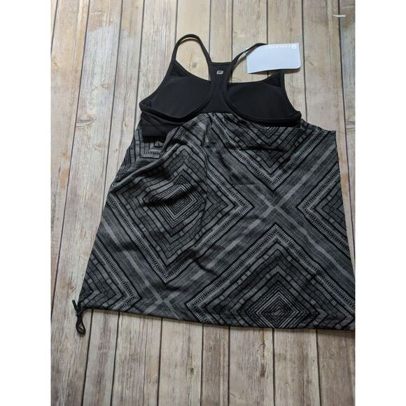 Fabletics Norwalk Tank Black/Gray XS workout Gear running tanktop - Picture 2 of 3